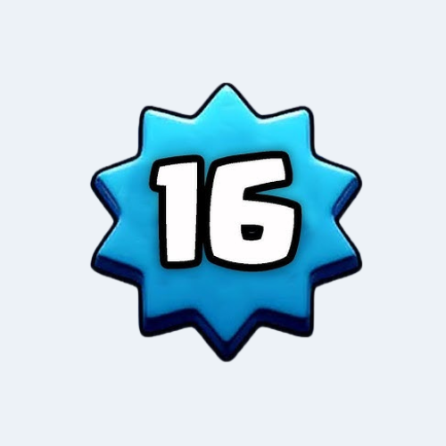 Todas cartas no nível 16